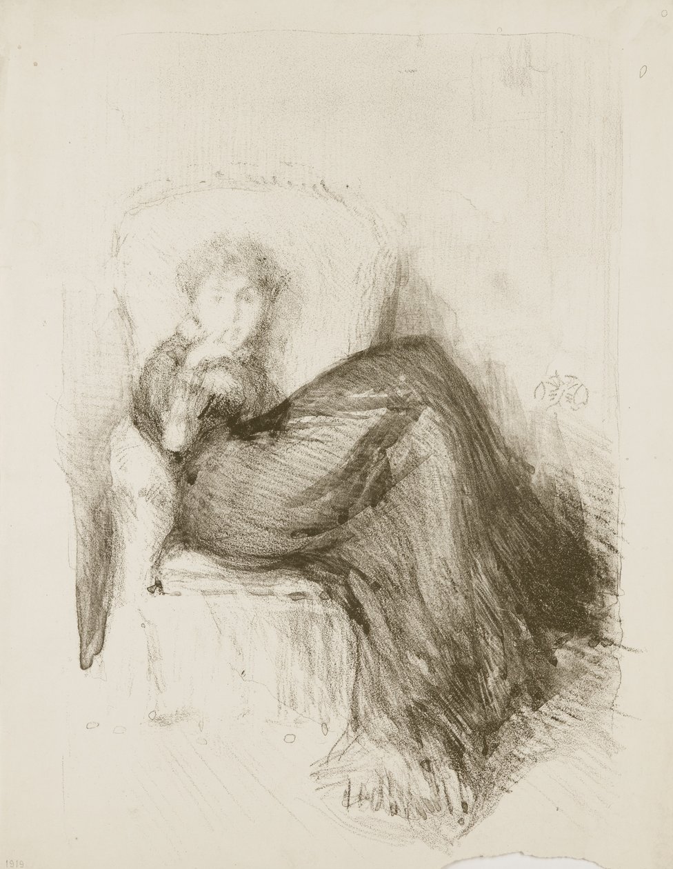 Étude : Maud assise, 1878 - James Abbott McNeill Whistler