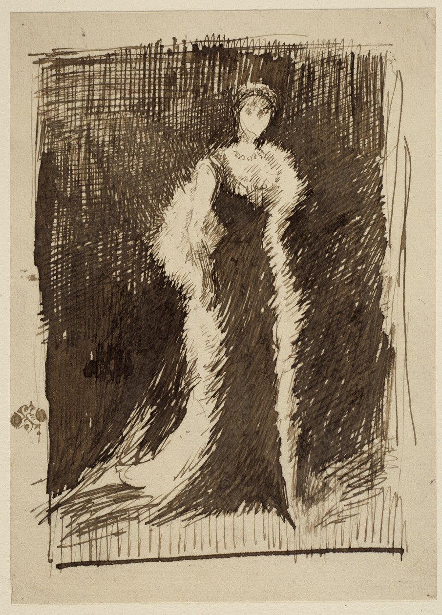 Étude pour Arrangement en noir : Lady Meux, 1881 - James Abbott McNeill Whistler