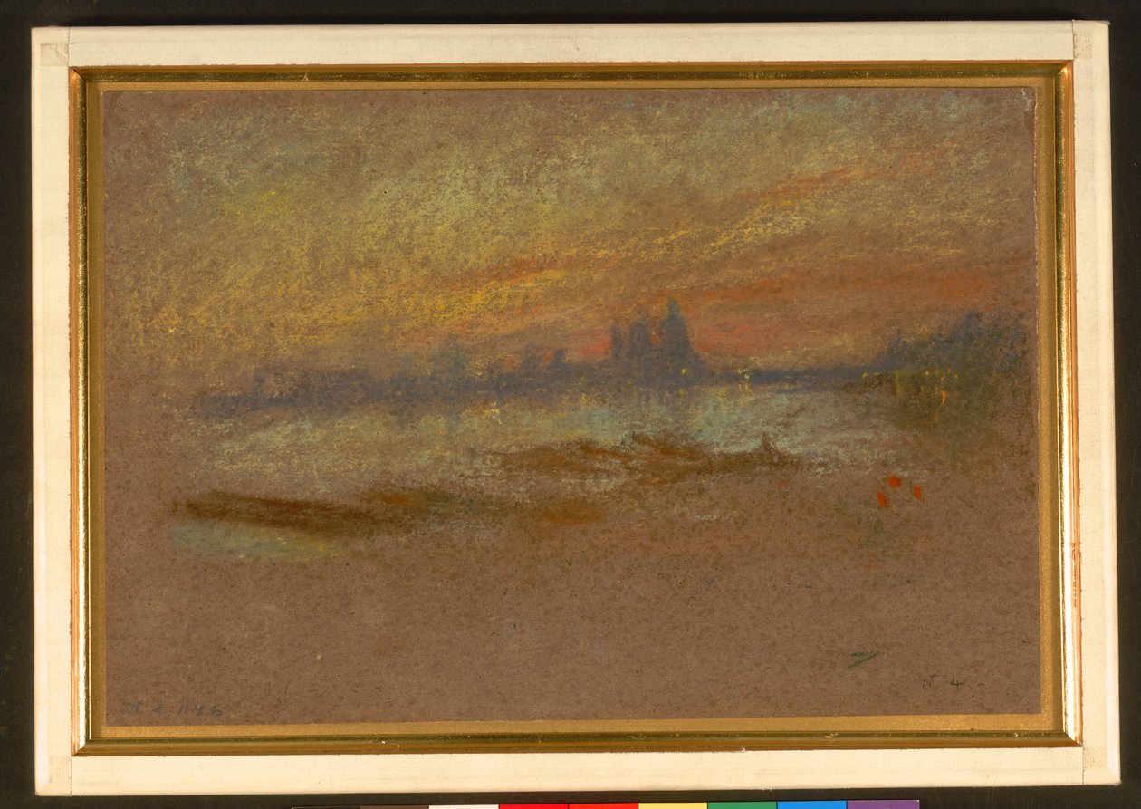 Coucher de soleil; rouge et or-Salute - James Abbott McNeill Whistler