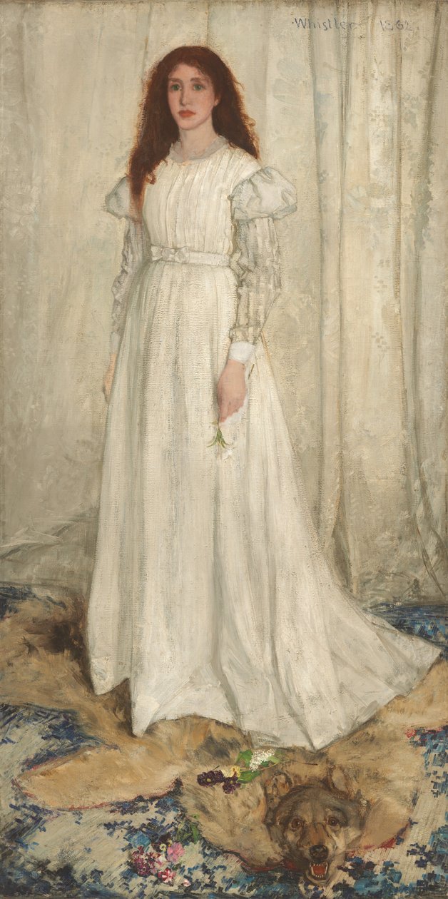 Symphonie en blanc, n° 1 : La Fille en blanc, 1862 - James Abbott McNeill Whistler