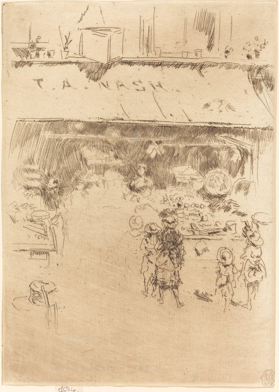 Magasin de fruits de T.A. Nash, vers 1886 - James Abbott McNeill Whistler