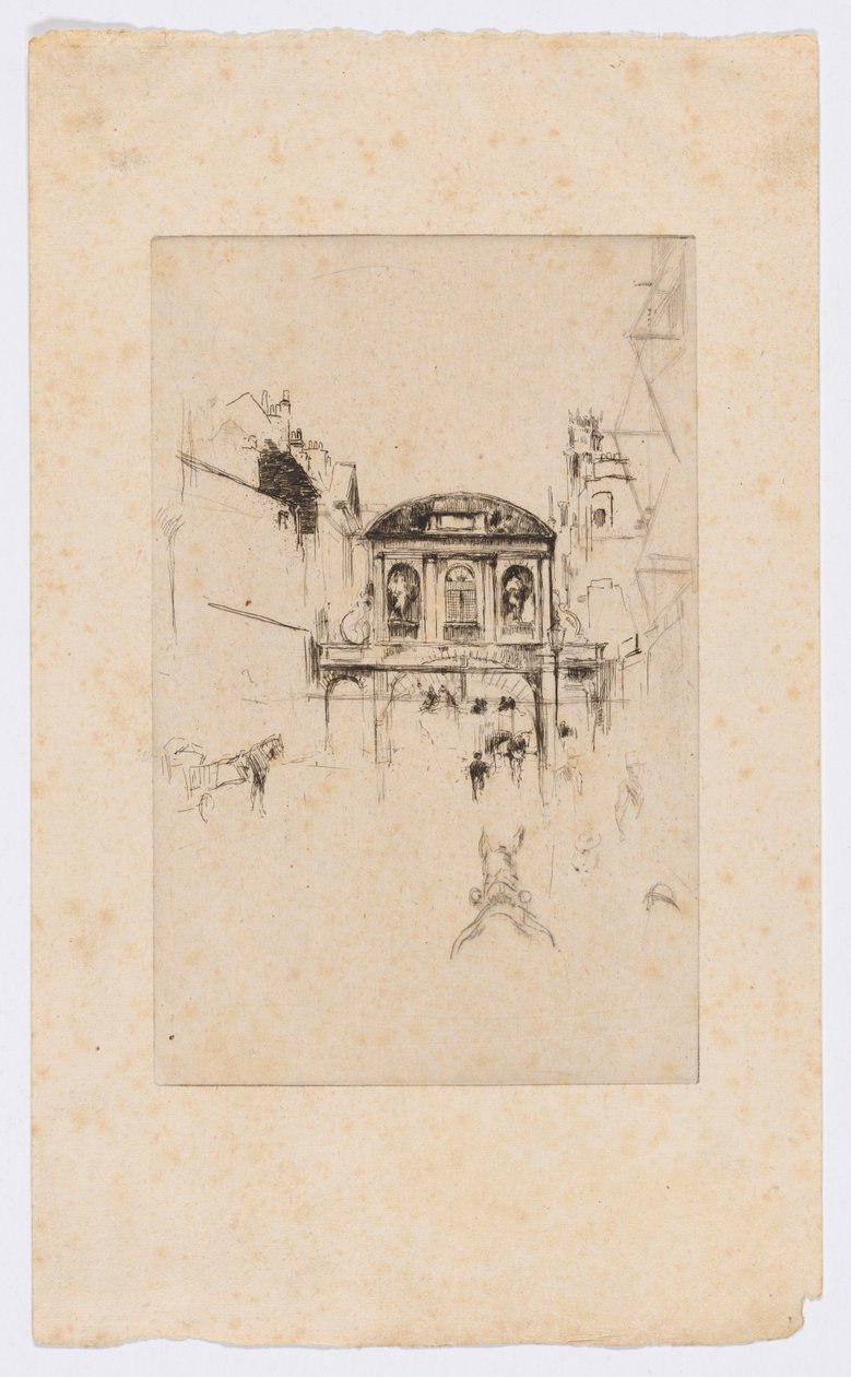 Temple Bar, vers 1877 - James Abbott McNeill Whistler