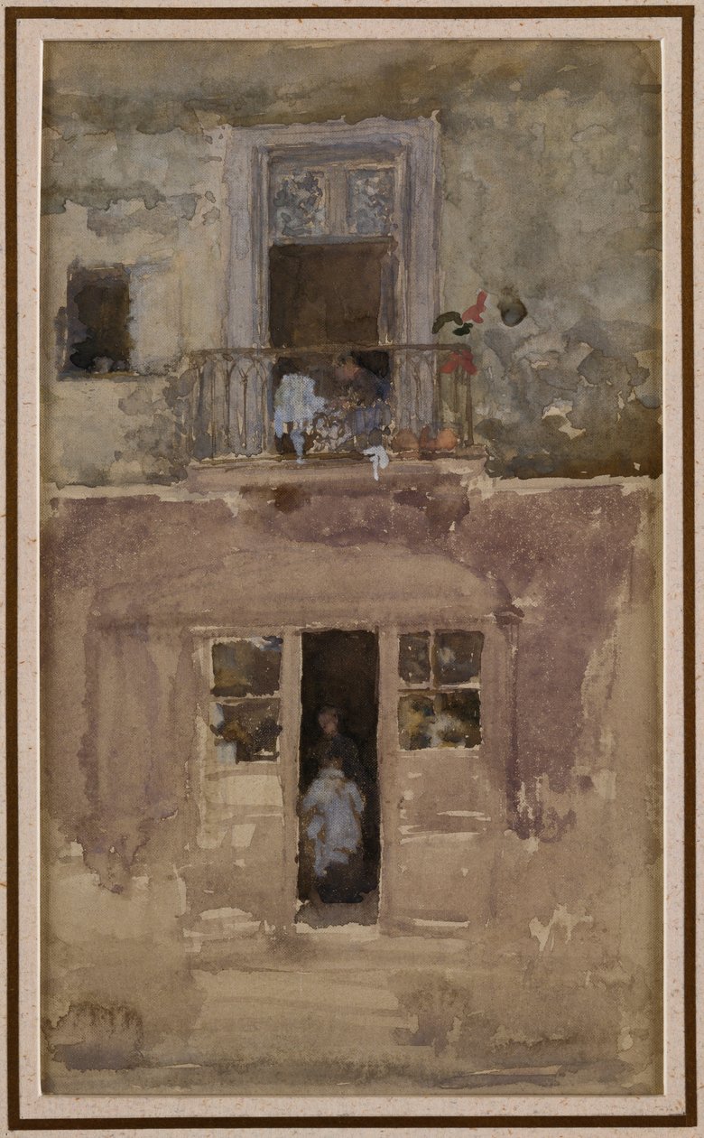 Le balcon, vers 1888 - James Abbott McNeill Whistler