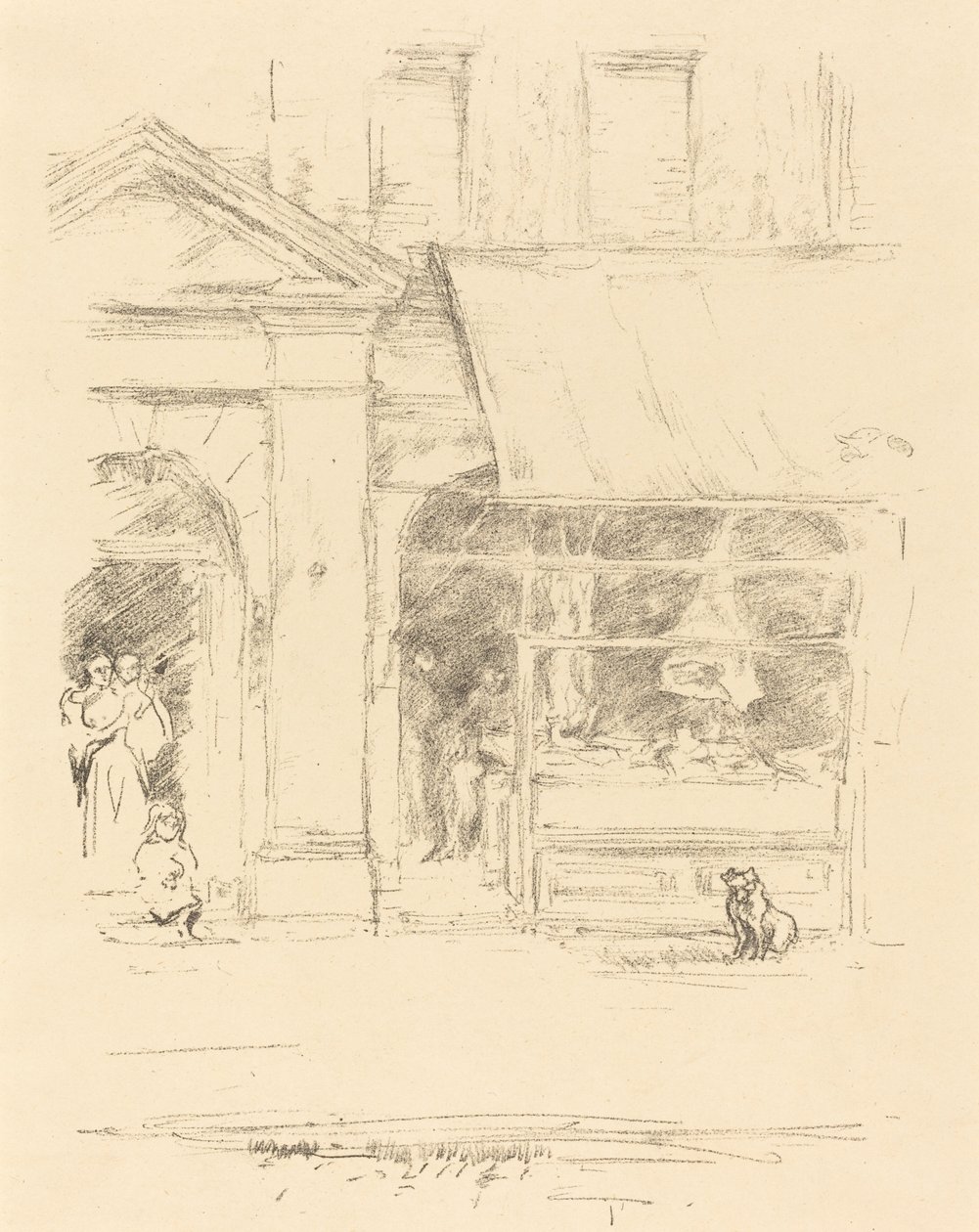 Le chien du boucher, 1896 - James Abbott McNeill Whistler