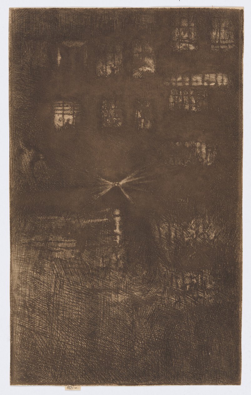 La Maison de la Danse : Nocturne - James Abbott McNeill Whistler