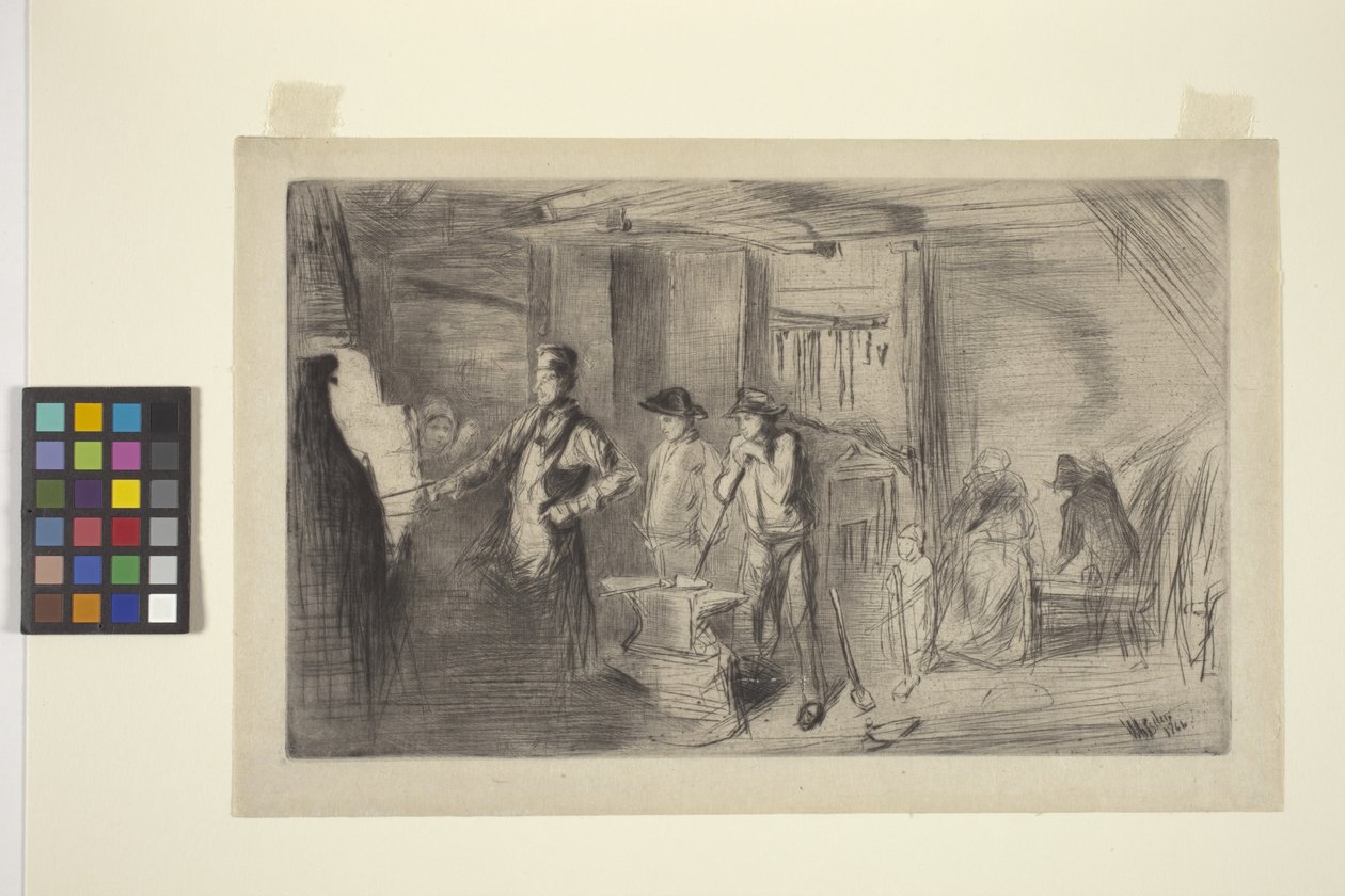 La forge - James Abbott McNeill Whistler
