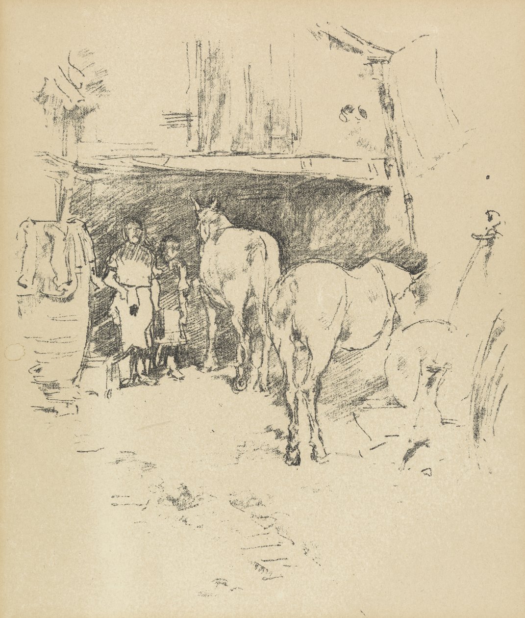 La Forge - James Abbott McNeill Whistler