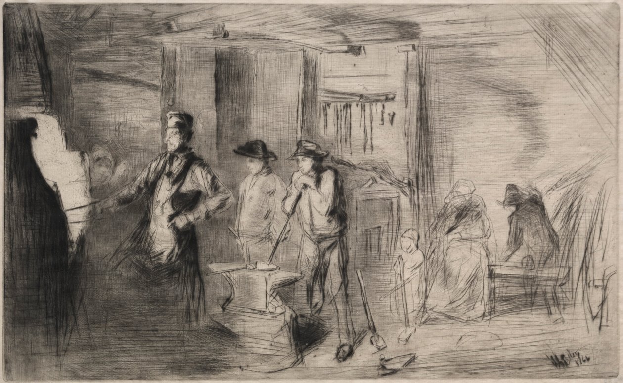 La Forge, 1866 - James Abbott McNeill Whistler