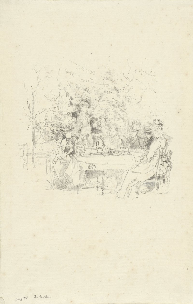 Le jardin - James Abbott McNeill Whistler
