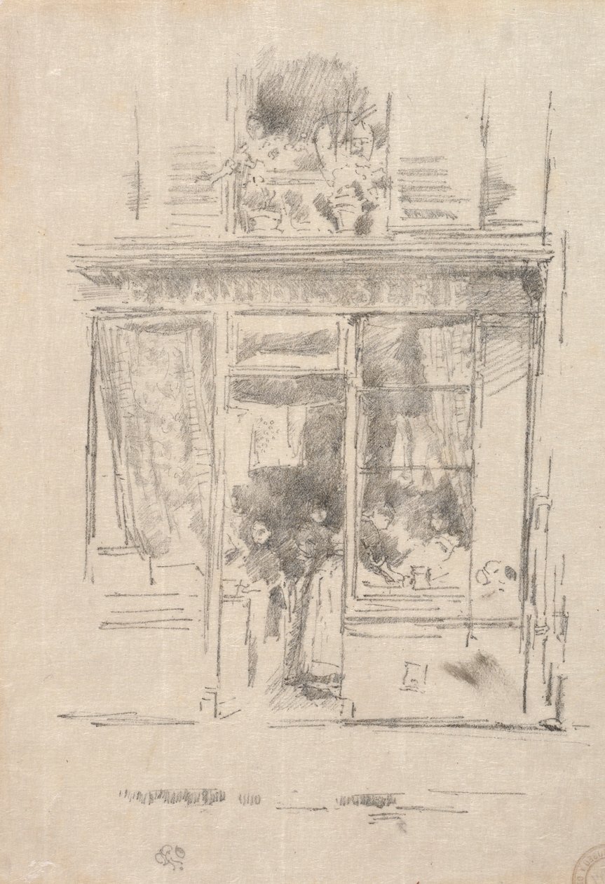 La Blanchisseuse de la Place Dauphine, 1894 - James Abbott McNeill Whistler