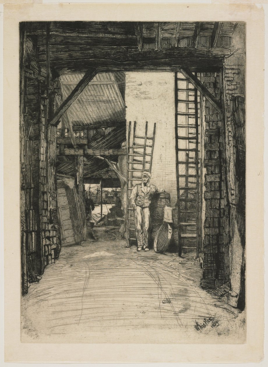 Le brûleur de chaux - James Abbott McNeill Whistler