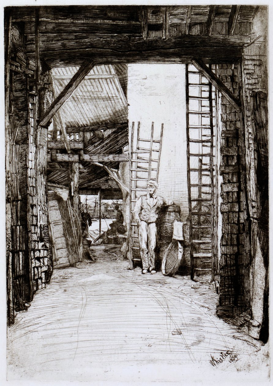 Le Brûleur de chaux - James Abbott McNeill Whistler