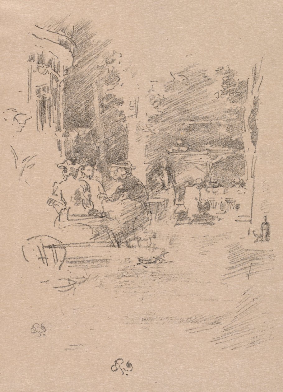 Le Petit Café au Bois, 1894 - James Abbott McNeill Whistler