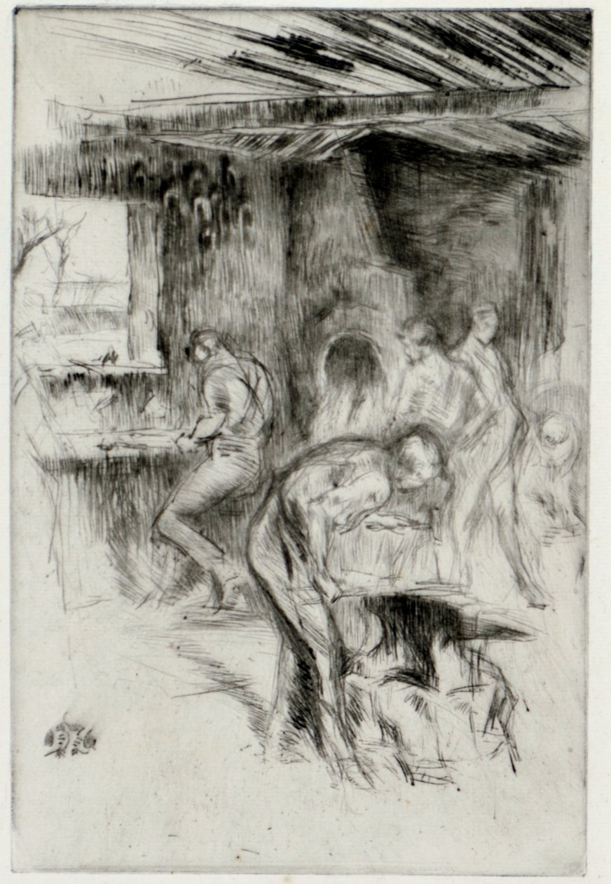 La Petite Forge - James Abbott McNeill Whistler