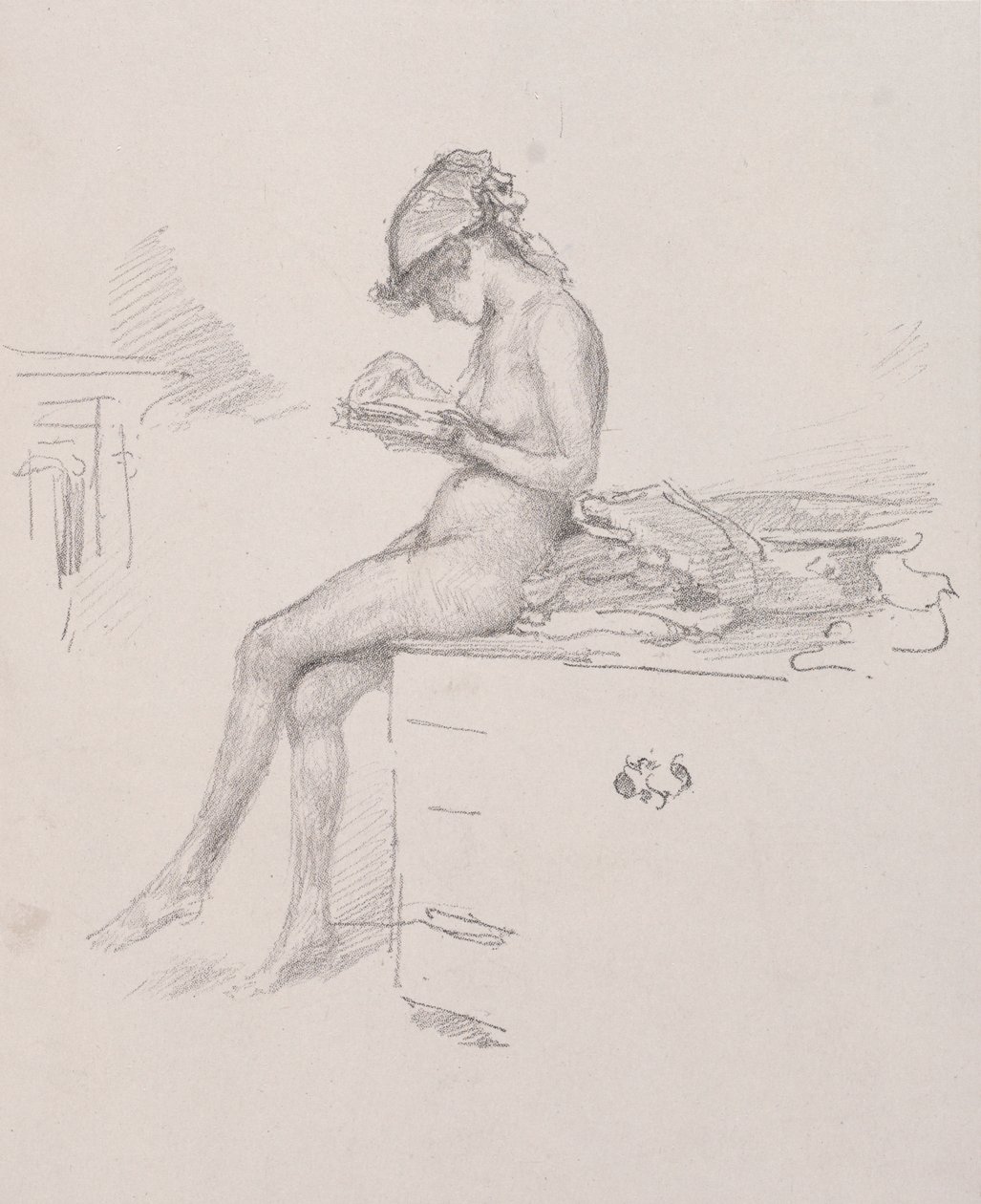 Le petit modèle nu lisant, 1890 - James Abbott McNeill Whistler