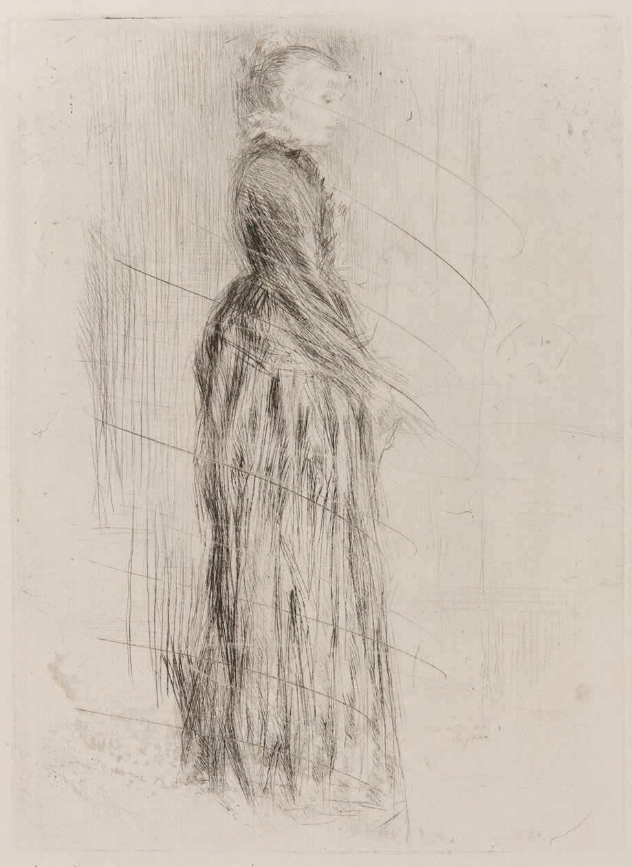 La petite robe de velours, 1873 - James Abbott McNeill Whistler