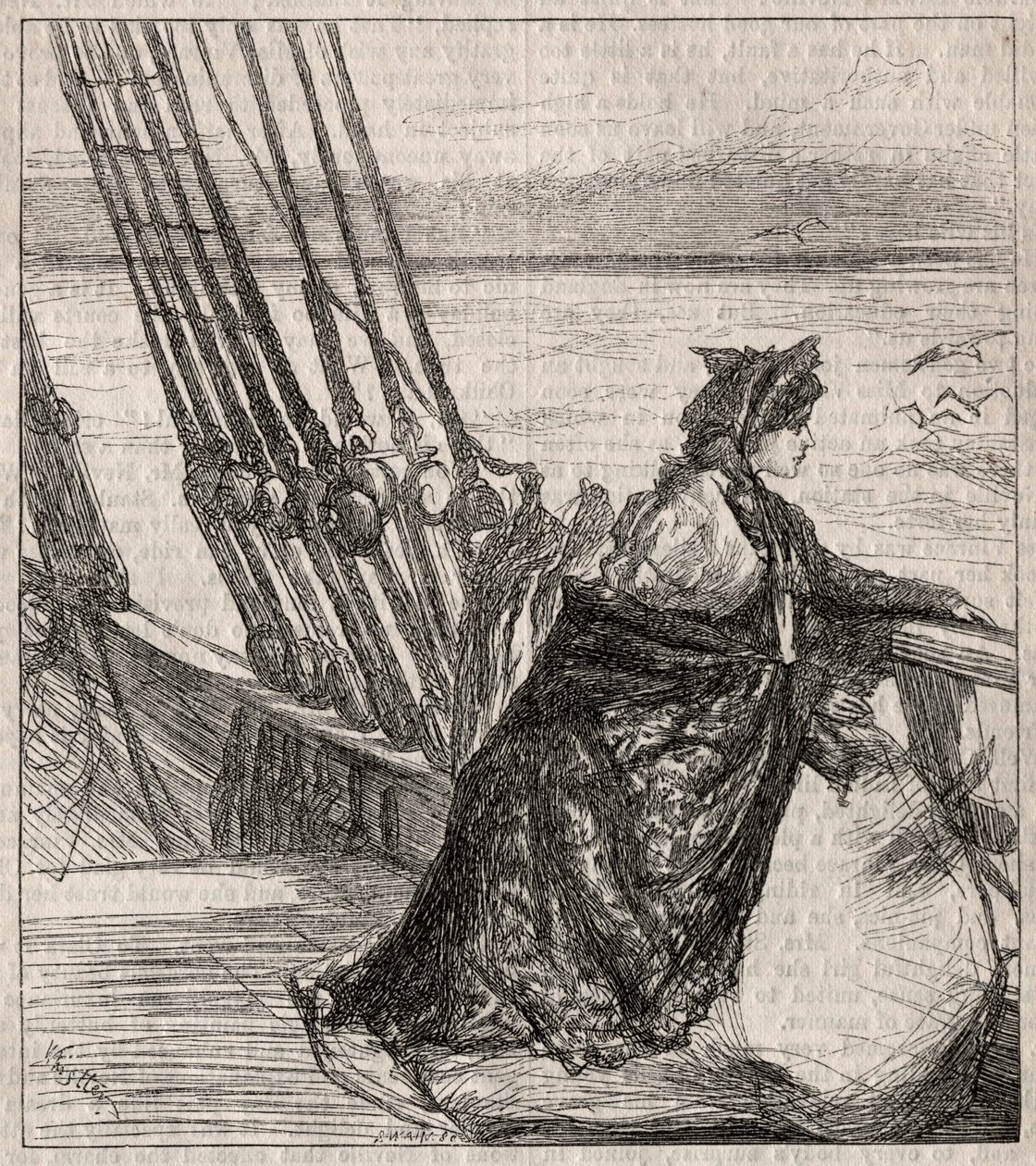 La fille du major : Adieu de Clara Vinrace à son père, 1862 - James Abbott McNeill Whistler