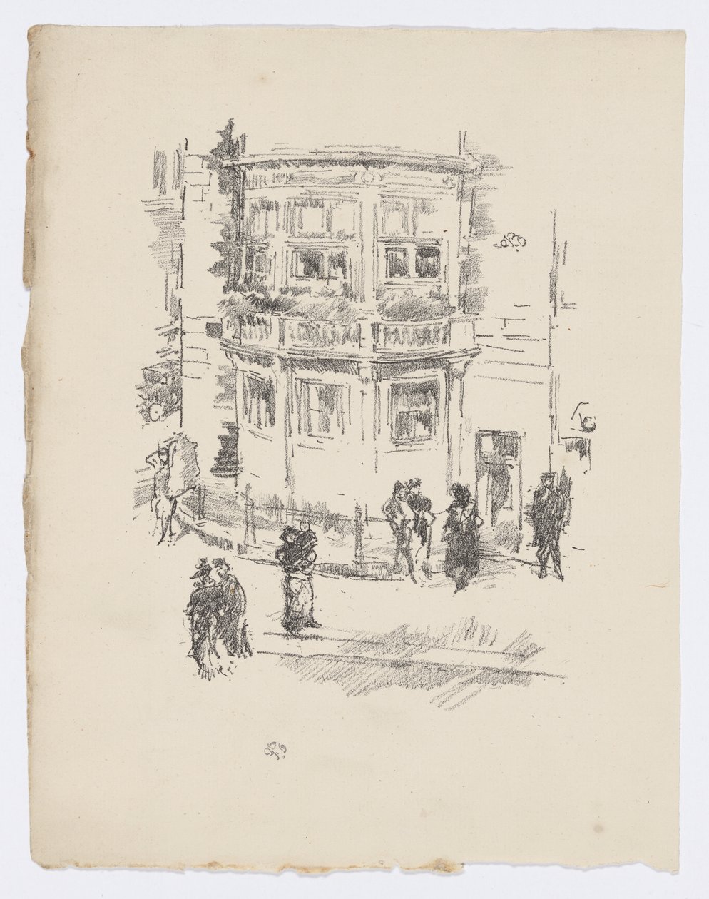 La fenêtre du directeur, Théâtre Gaiety - James Abbott McNeill Whistler