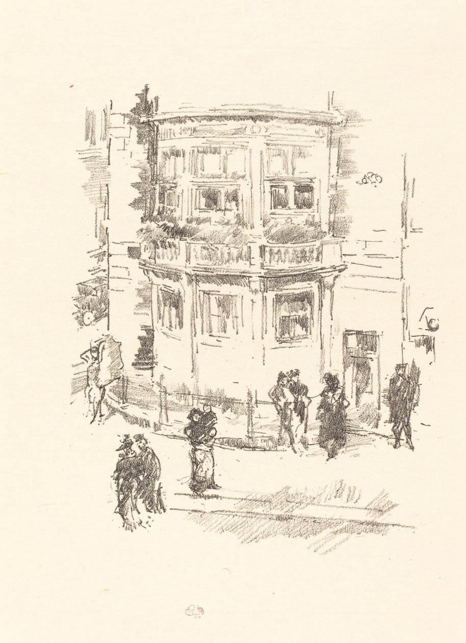 La fenêtre du directeur, Théâtre Gaiety, 1896 - James Abbott McNeill Whistler