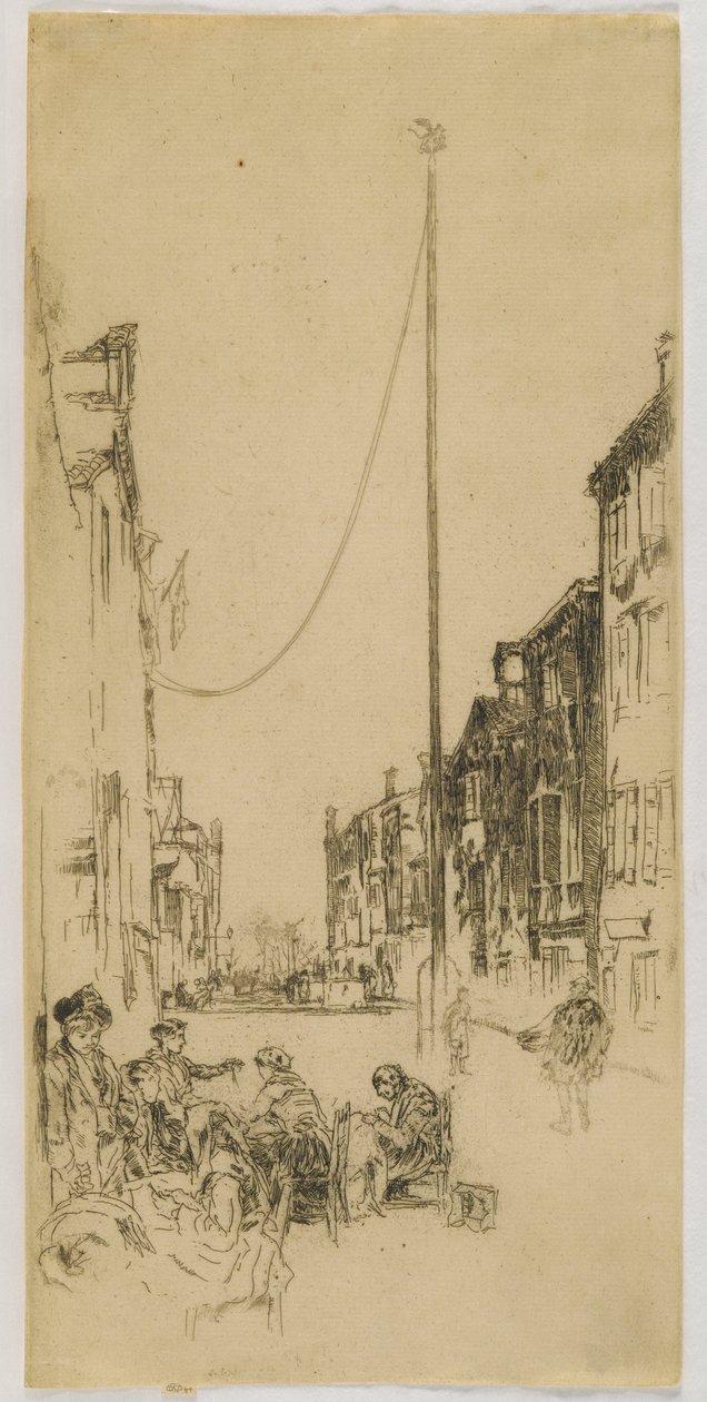 Le Mât, 1880 - James Abbott McNeill Whistler