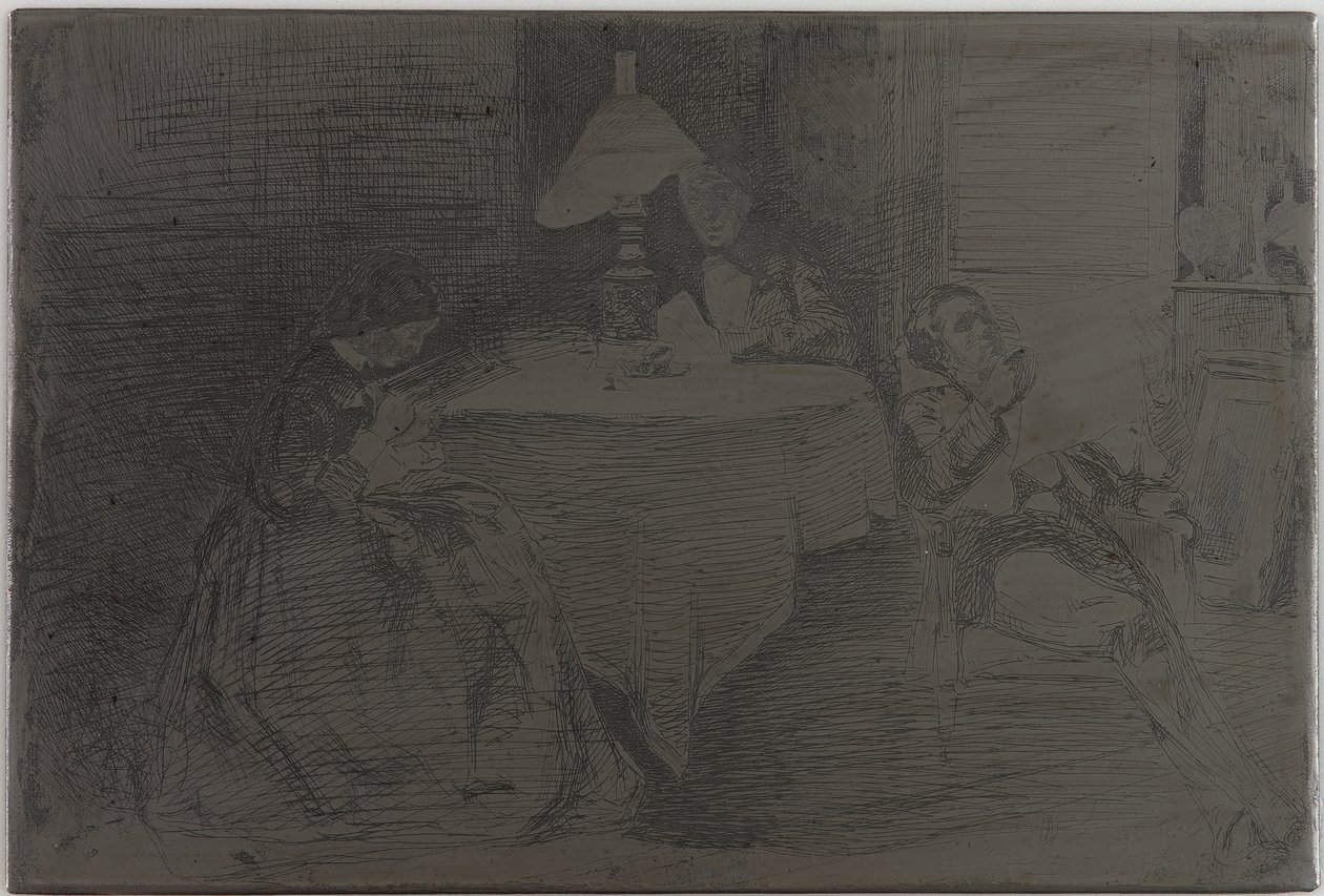 La Salle de musique, 1858 - James Abbott McNeill Whistler