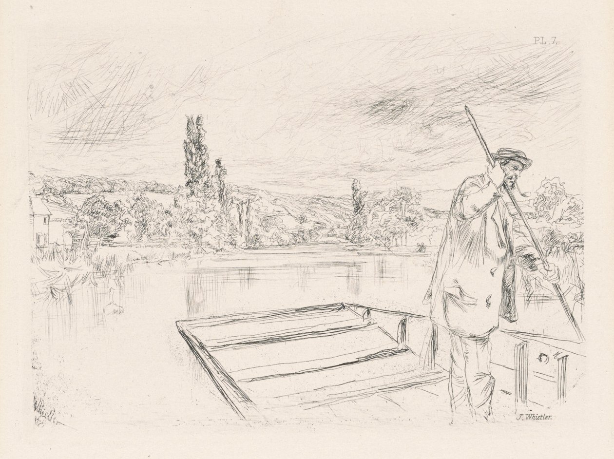 La Péniche - James Abbott McNeill Whistler
