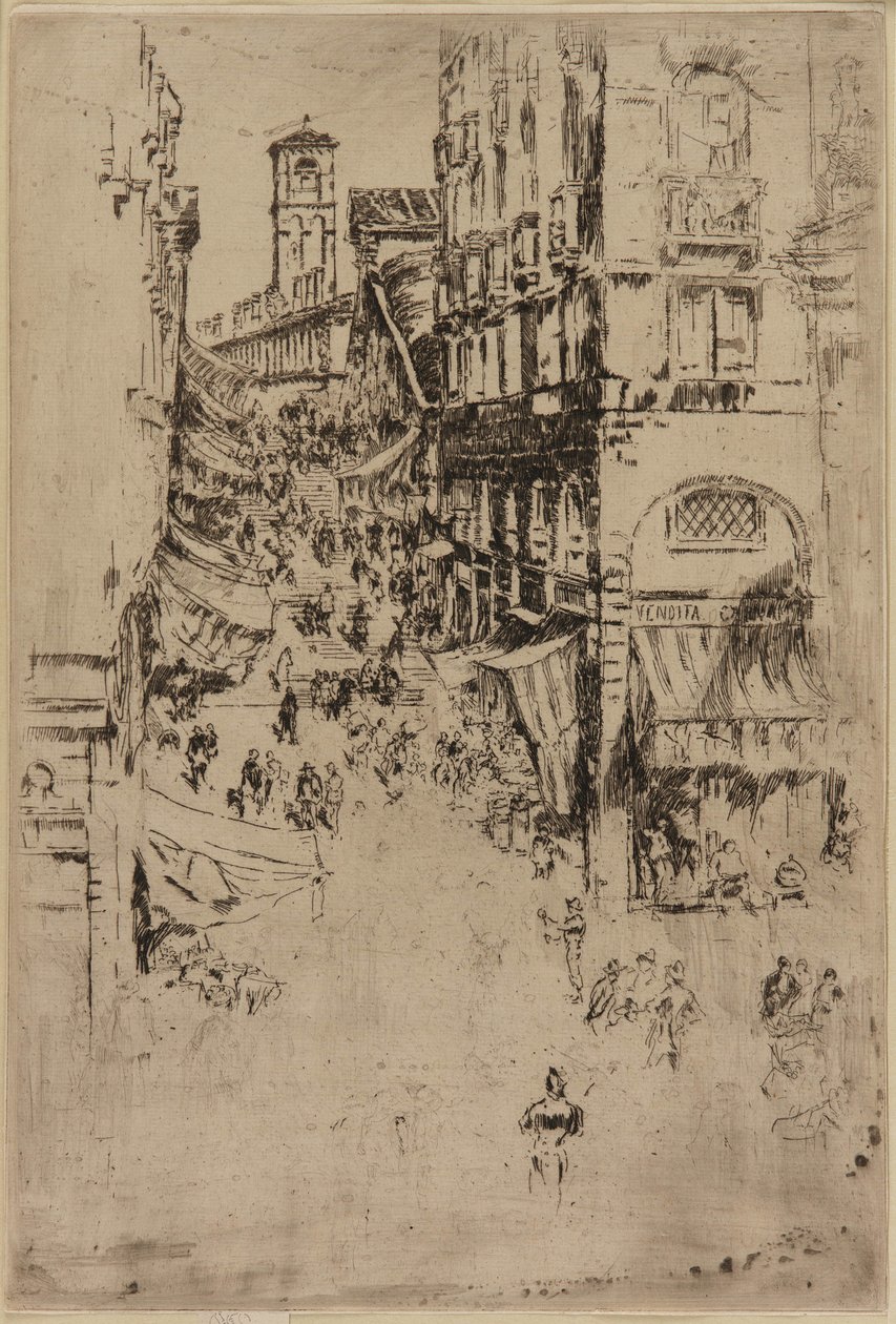 Le Rialto, 1879-1880 - James Abbott McNeill Whistler