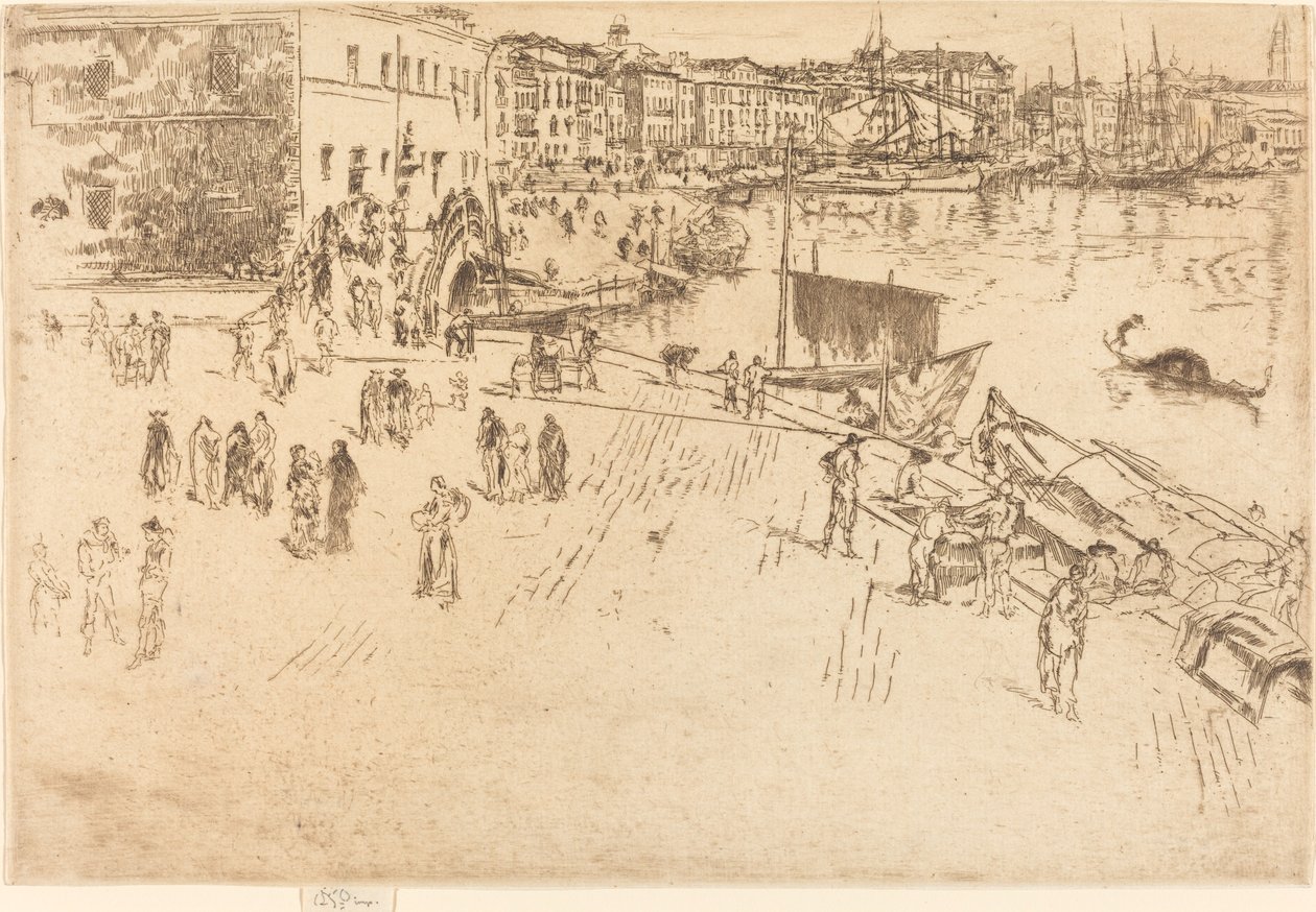 La Riva, No.I, 1879-1880 - James Abbott McNeill Whistler