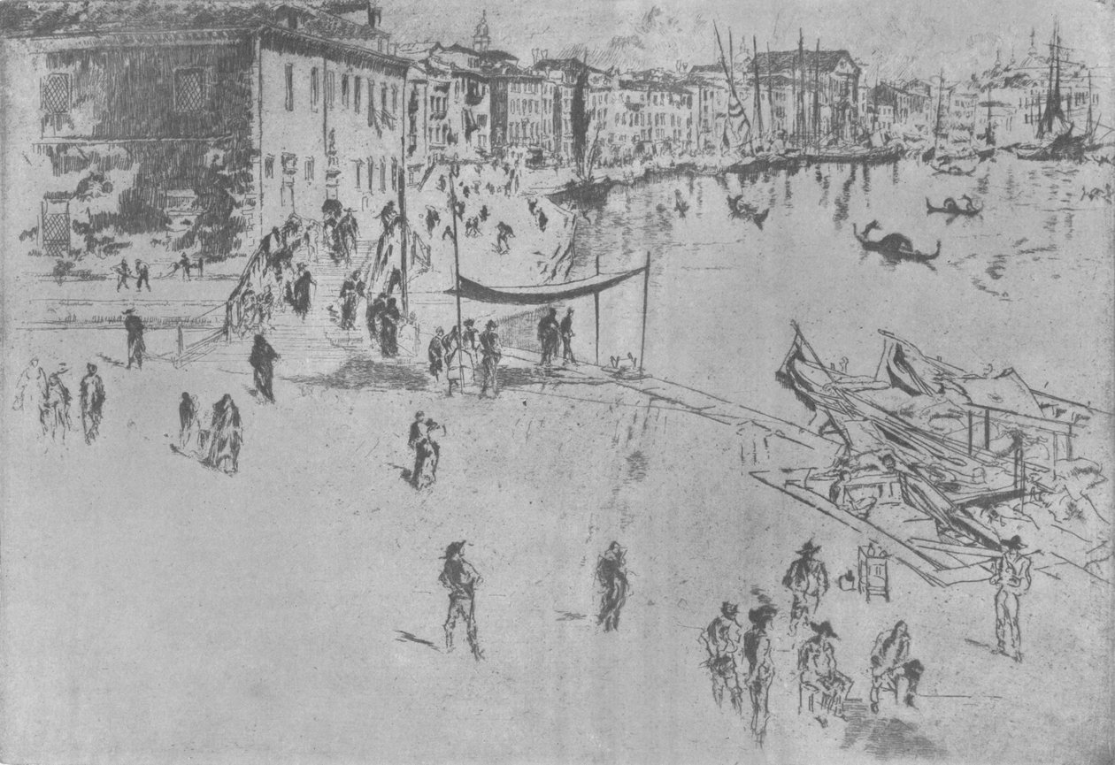 La Riva, Numéro Deux, vers 1880, 1904 - James Abbott McNeill Whistler