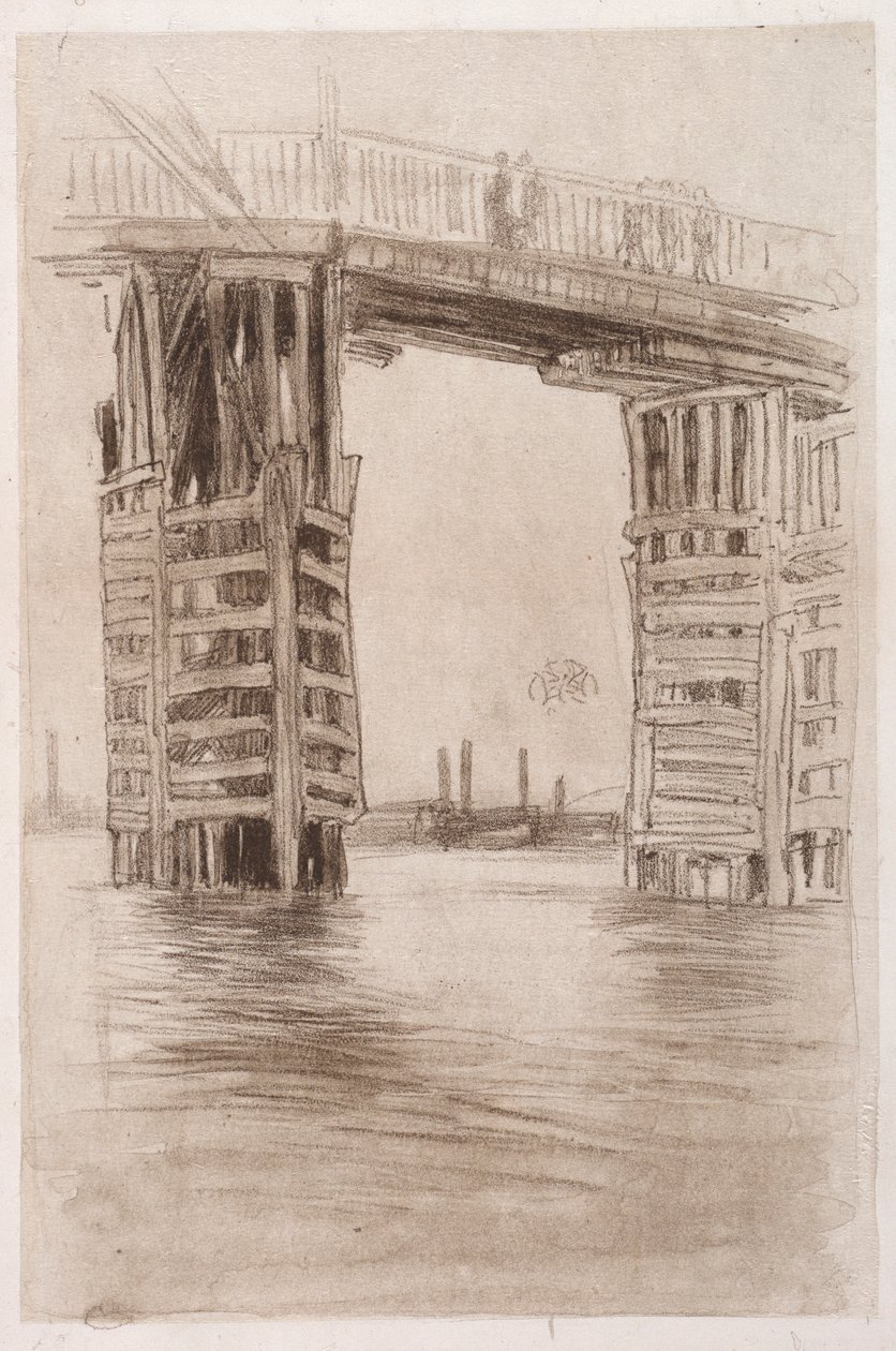 Le grand pont - James Abbott McNeill Whistler