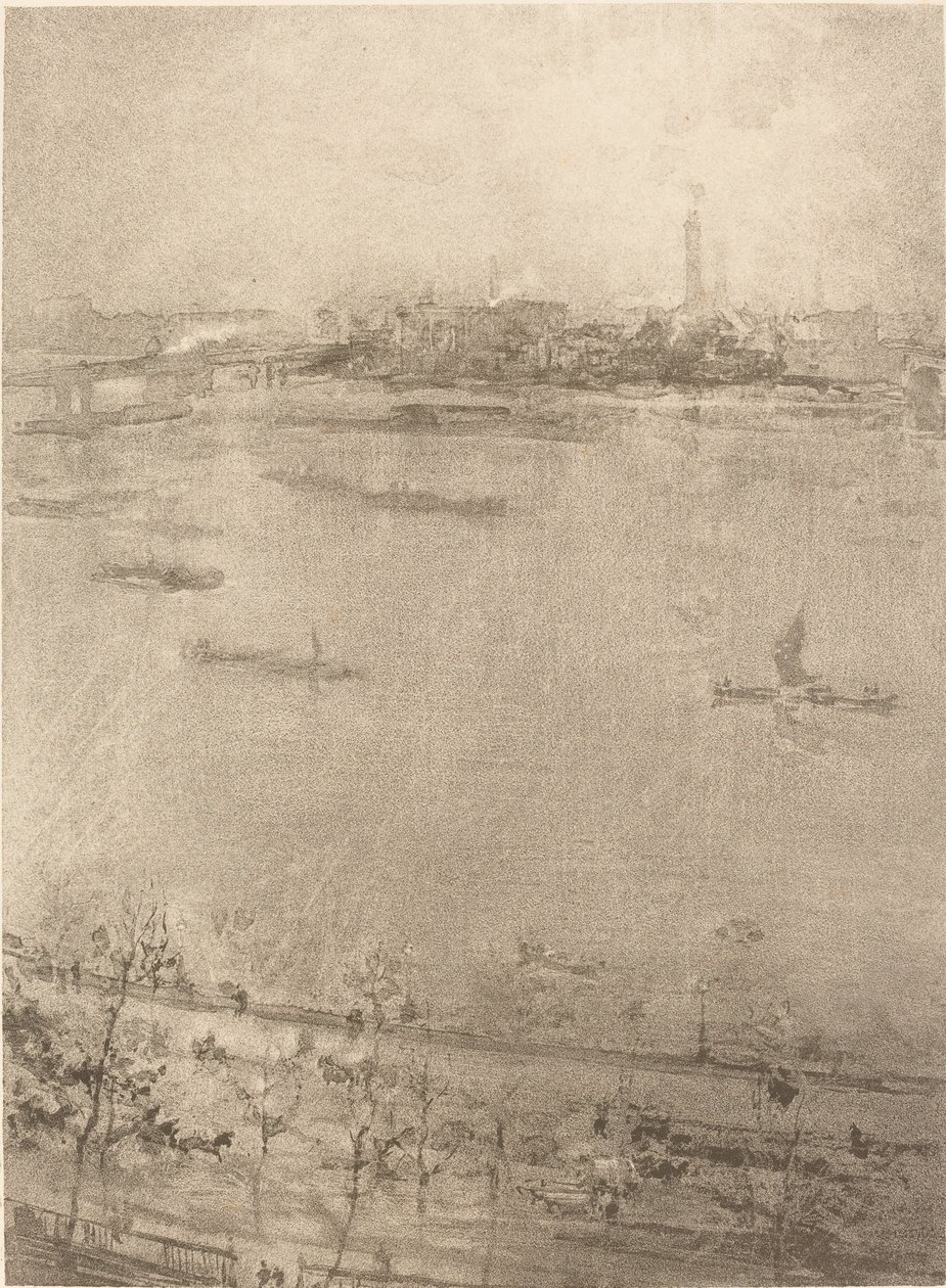 La Tamise, 1896 - James Abbott McNeill Whistler
