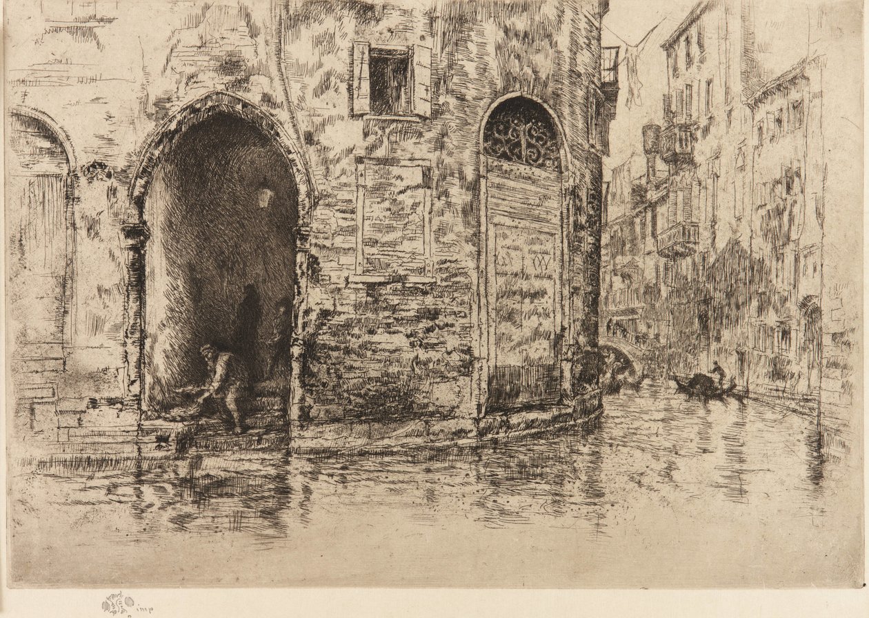 Les Deux Portes - James Abbott McNeill Whistler