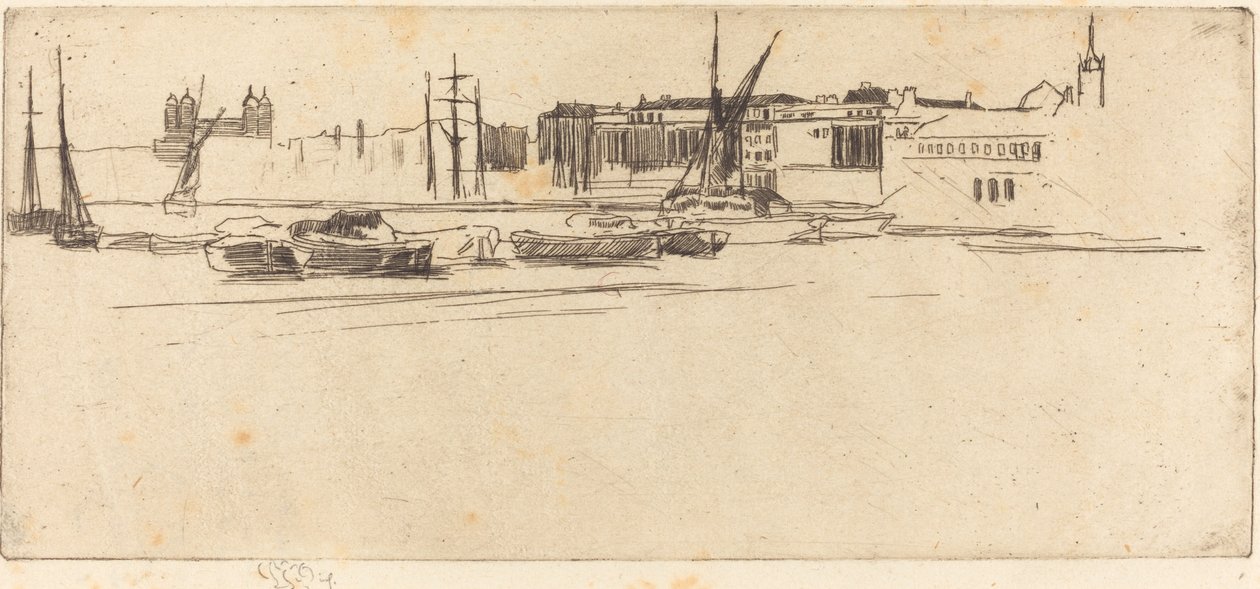 La Tour Blanche, vers 1875 - James Abbott McNeill Whistler