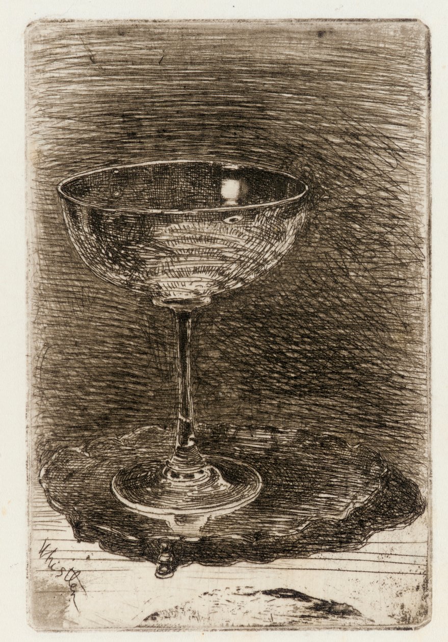 Le verre de vin, 1858 - James Abbott McNeill Whistler