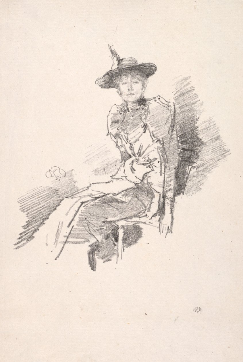 Le Chapeau ailé, 1890 - James Abbott McNeill Whistler