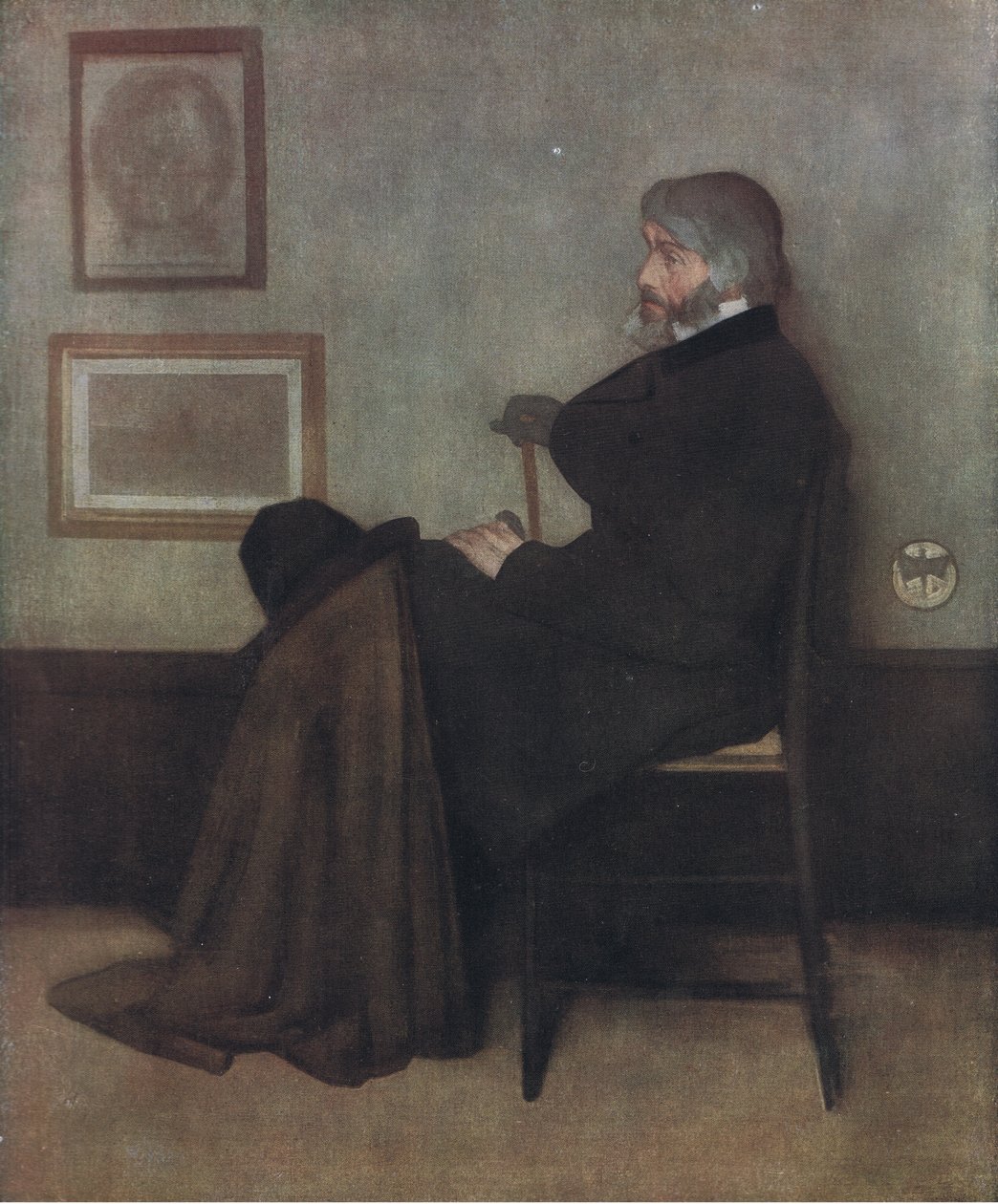 Portrait de Thomas Carlyle, Bibbys Annual, 1916-1917 - James Abbott McNeill Whistler
