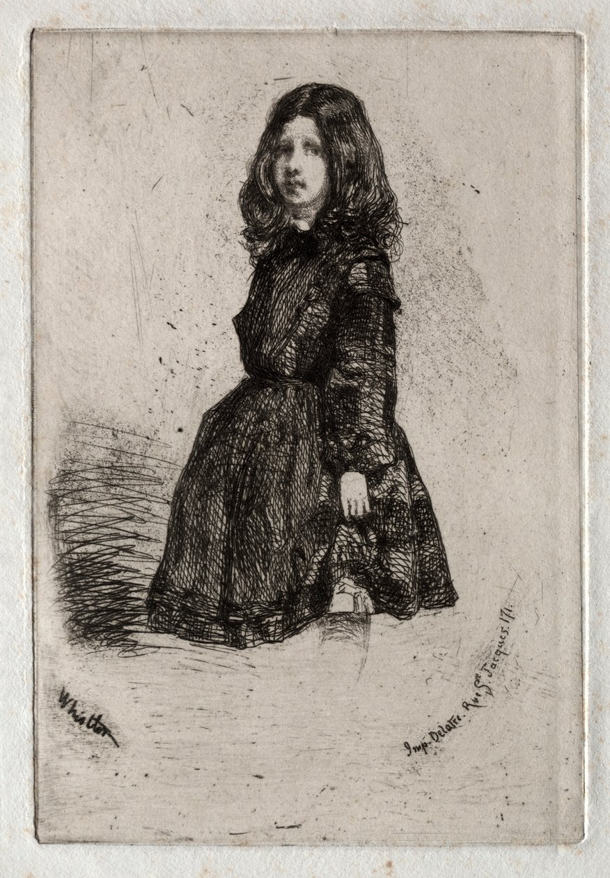 Douze eaux-fortes de la nature : Annie, 1858 - James Abbott McNeill Whistler