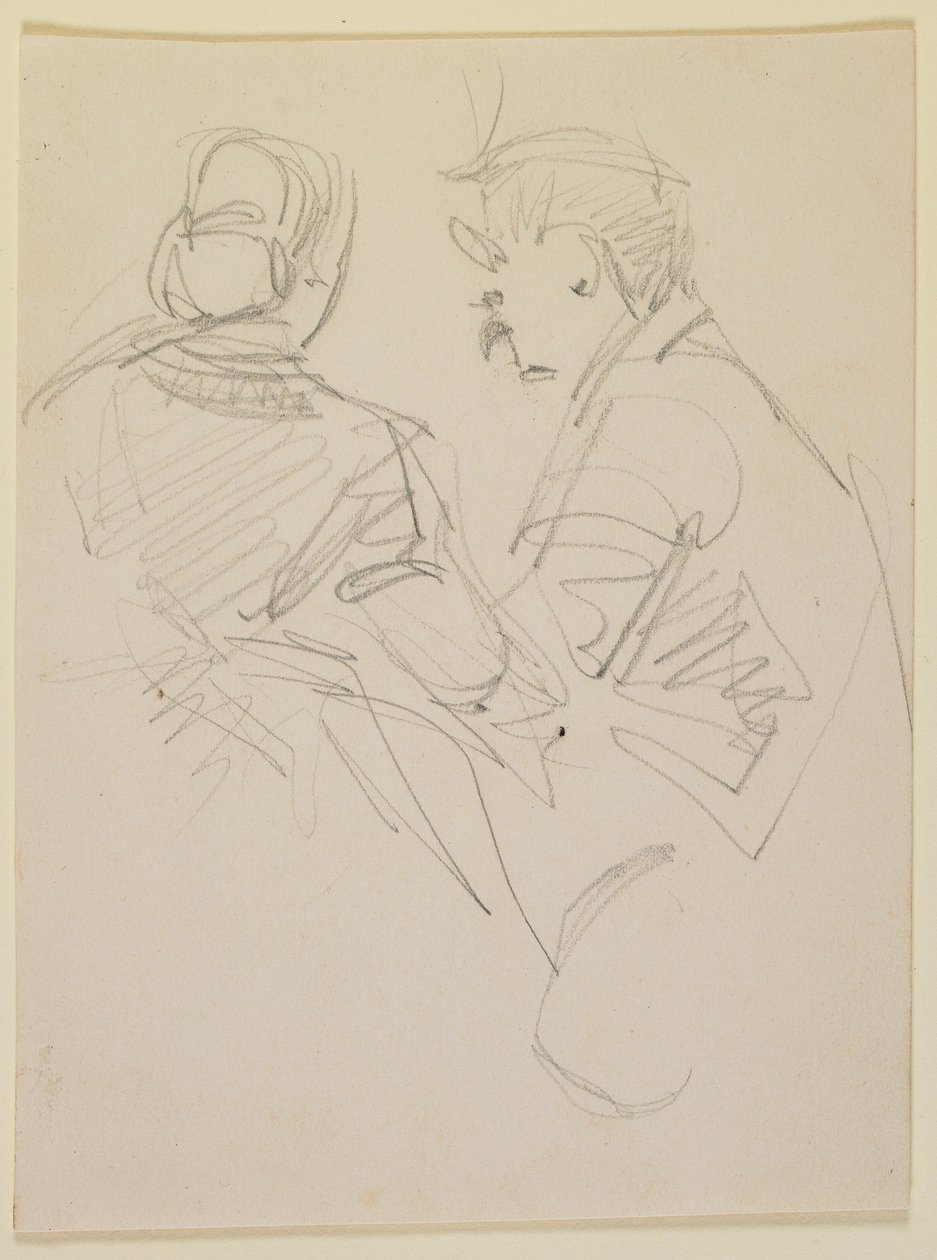 Deux figures, 1858 - James Abbott McNeill Whistler