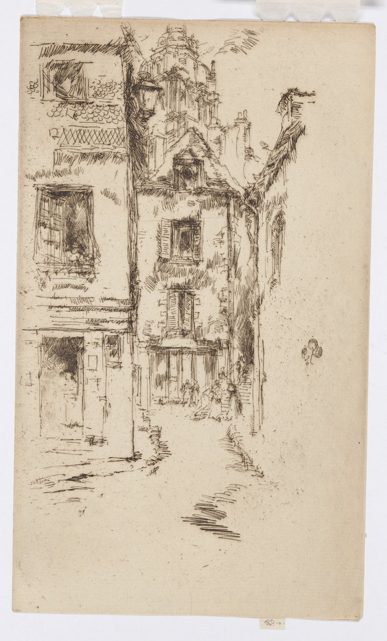 Sous la cathédrale, Blois - James Abbott McNeill Whistler