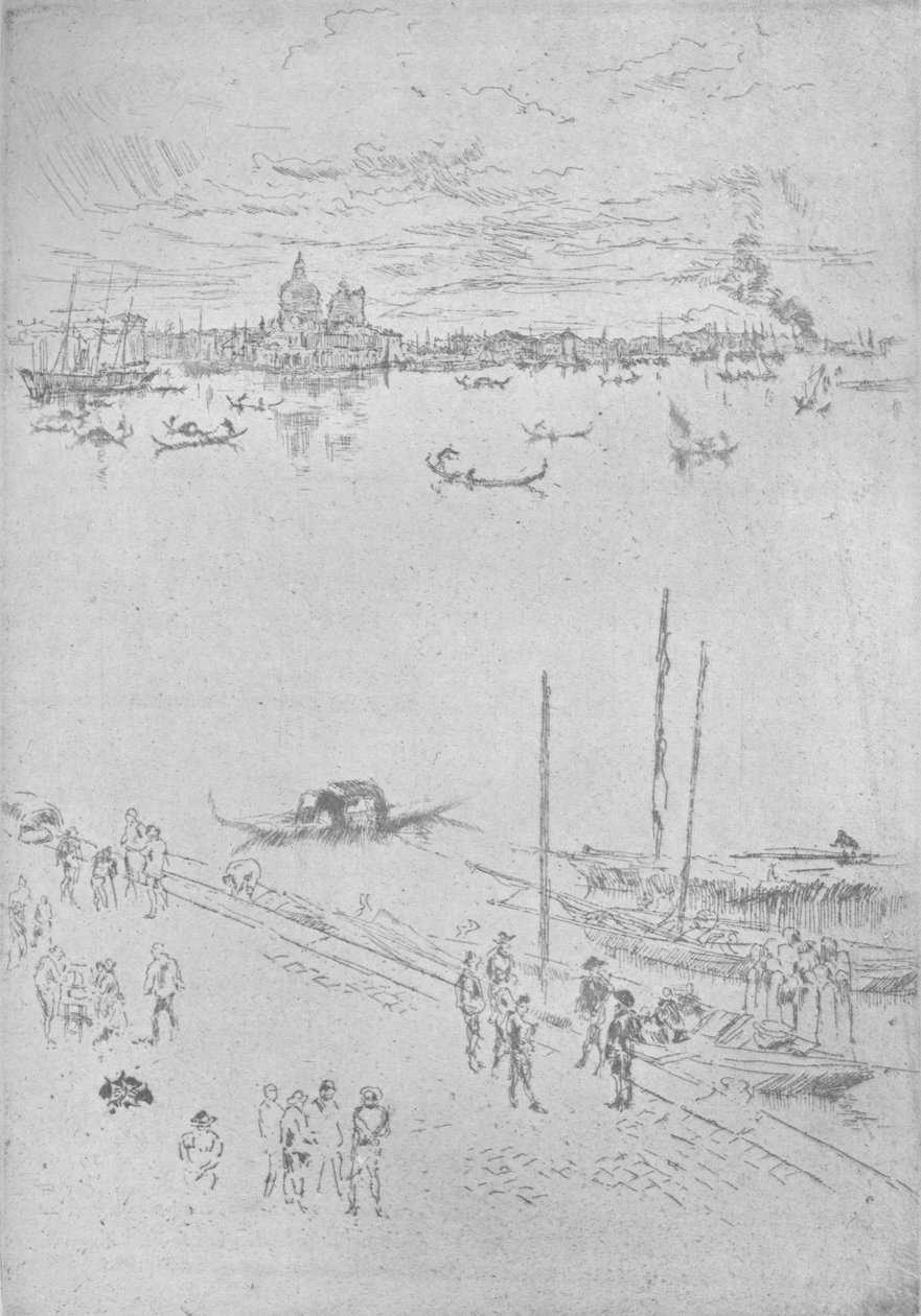Venise verticale, vers 1880, 1904 - James Abbott McNeill Whistler