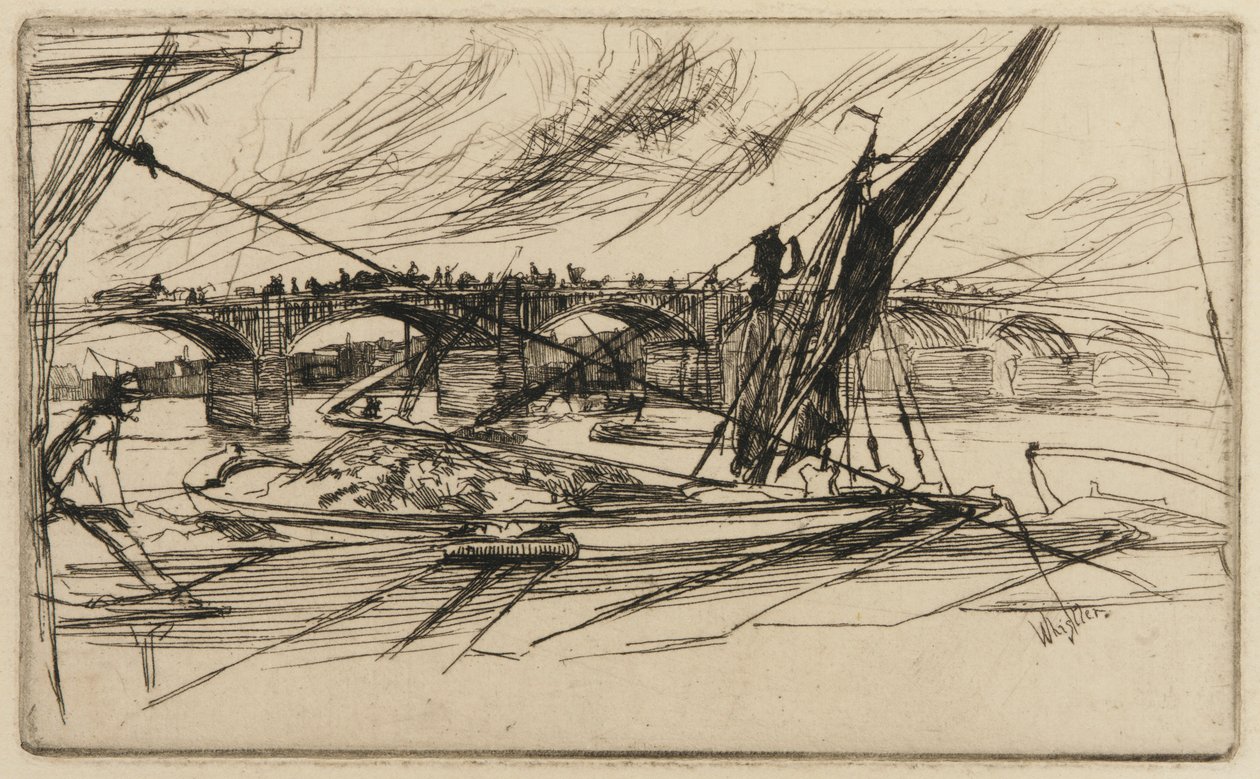 Pont de Vauxhall, 1861 - James Abbott McNeill Whistler