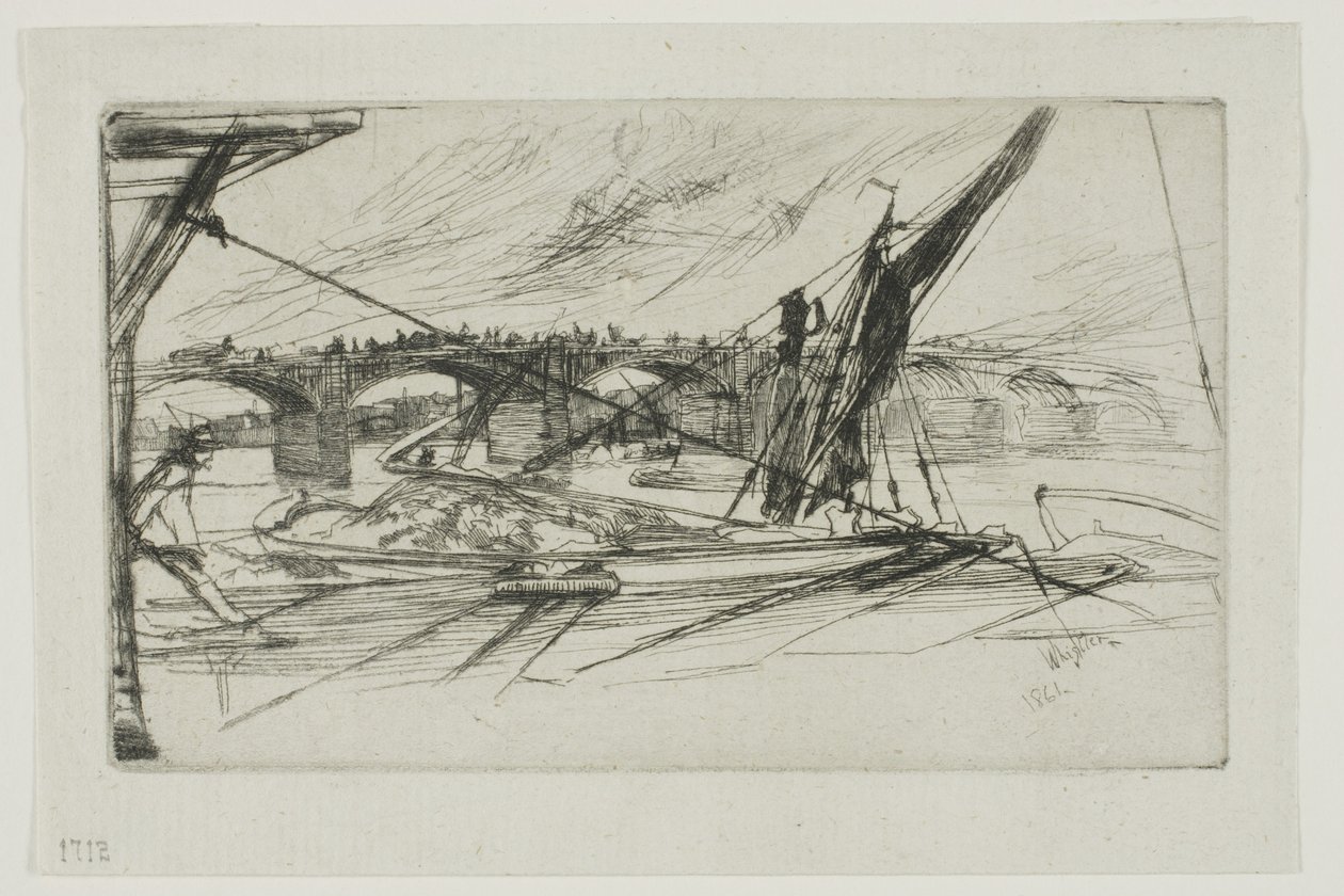 Pont de Vauxhall, 1861 - James Abbott McNeill Whistler