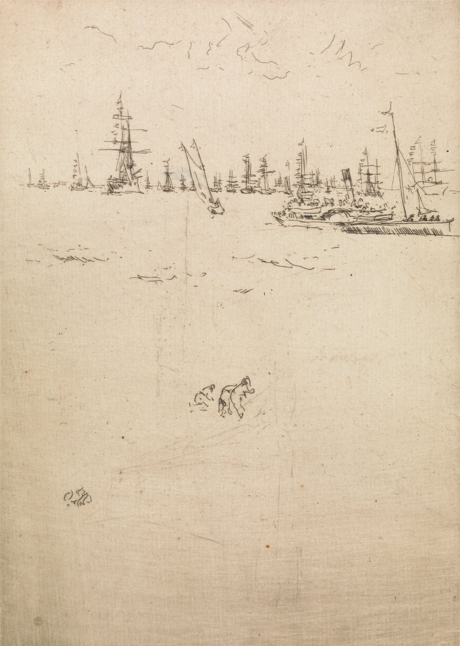 Bateau de visiteurs, d
