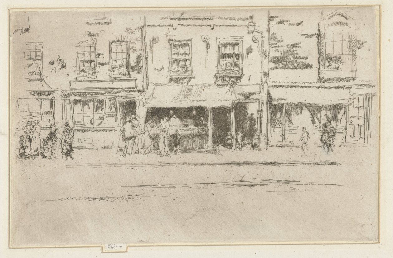 Poissonnerie à Chelsea - James Abbott McNeill Whistler