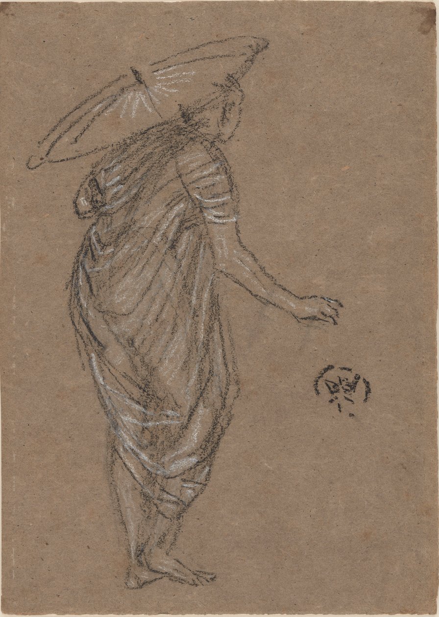 Femme avec parasol, 1870-1873 - James Abbott McNeill Whistler
