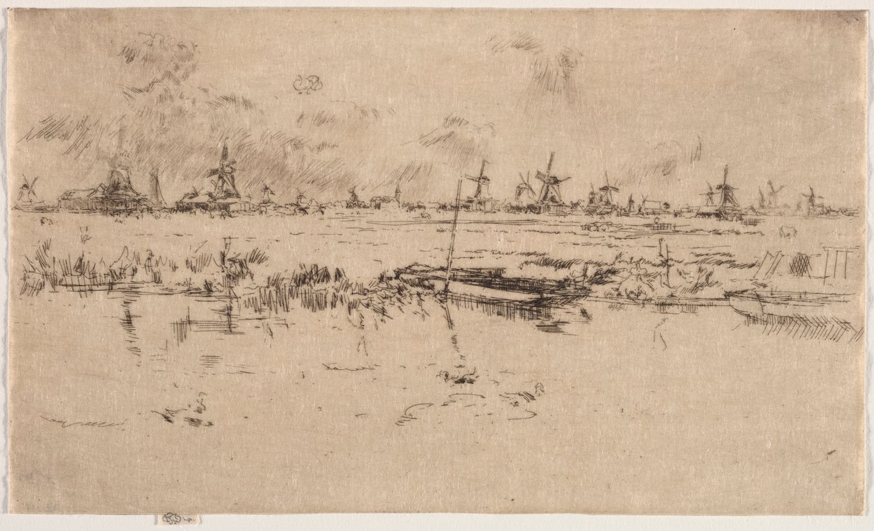 Zaandam - James Abbott McNeill Whistler