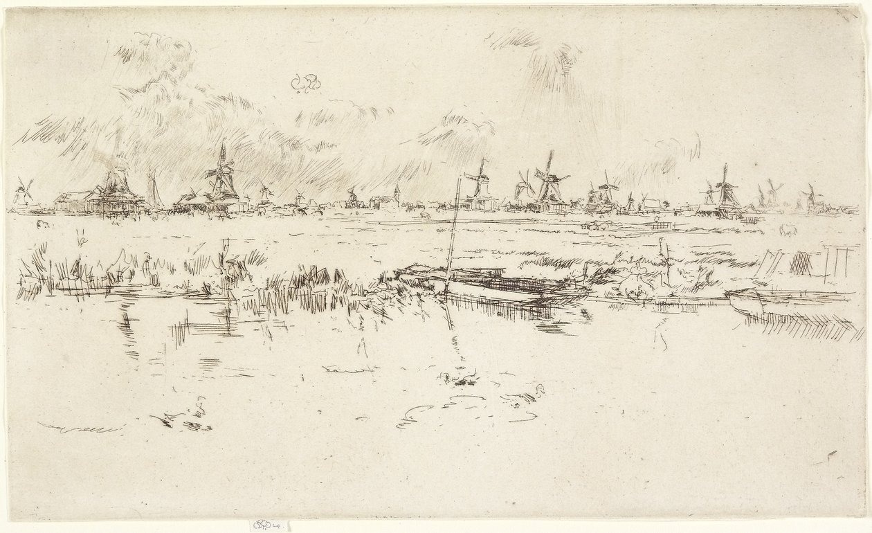 Zaandam, 1889 - James Abbott McNeill Whistler