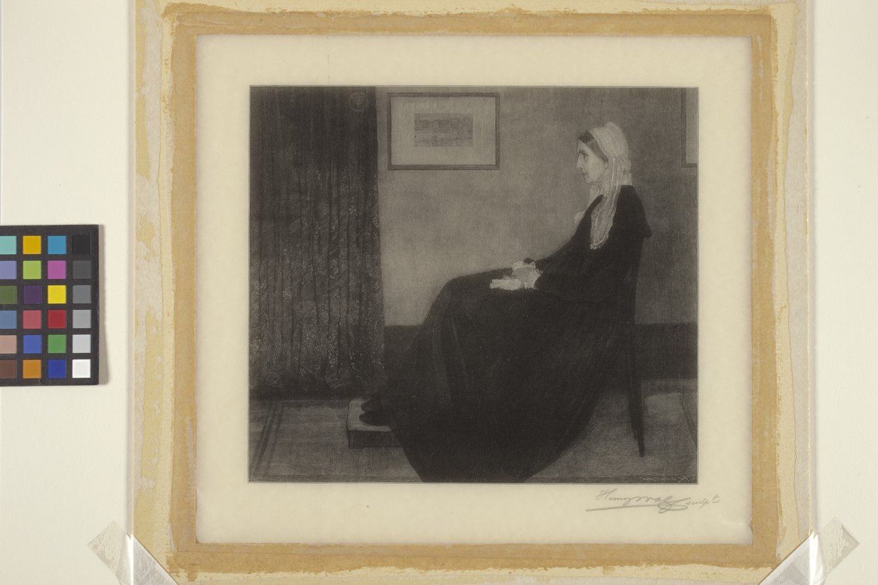 La mère de Whistler - James Abbott McNeill & Wolf Henry (1852 1916) Whistler