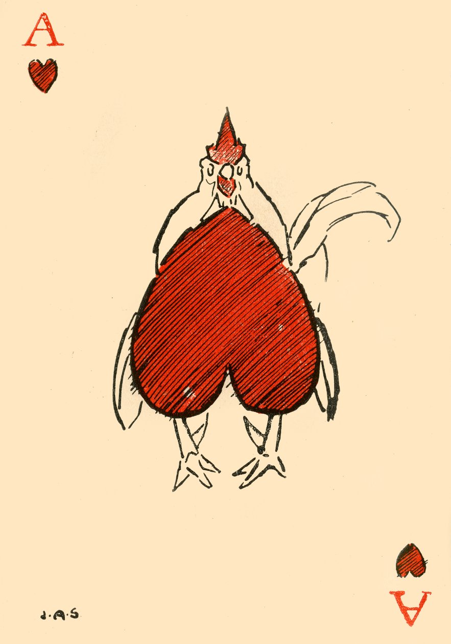 Le chanticleer corpulent, de l