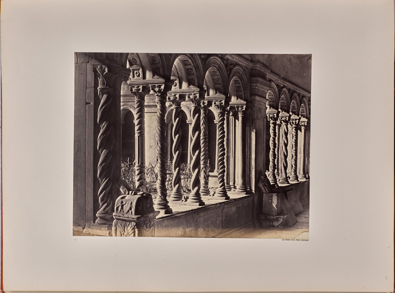 Le Cloître de Saint Paul. Intérieur - James Anderson